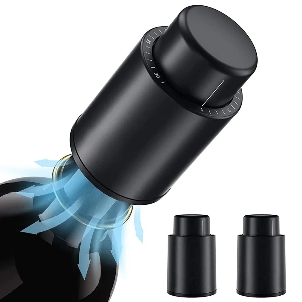 Wine Preservation Pump - Tappo per Vino a Vuoto con