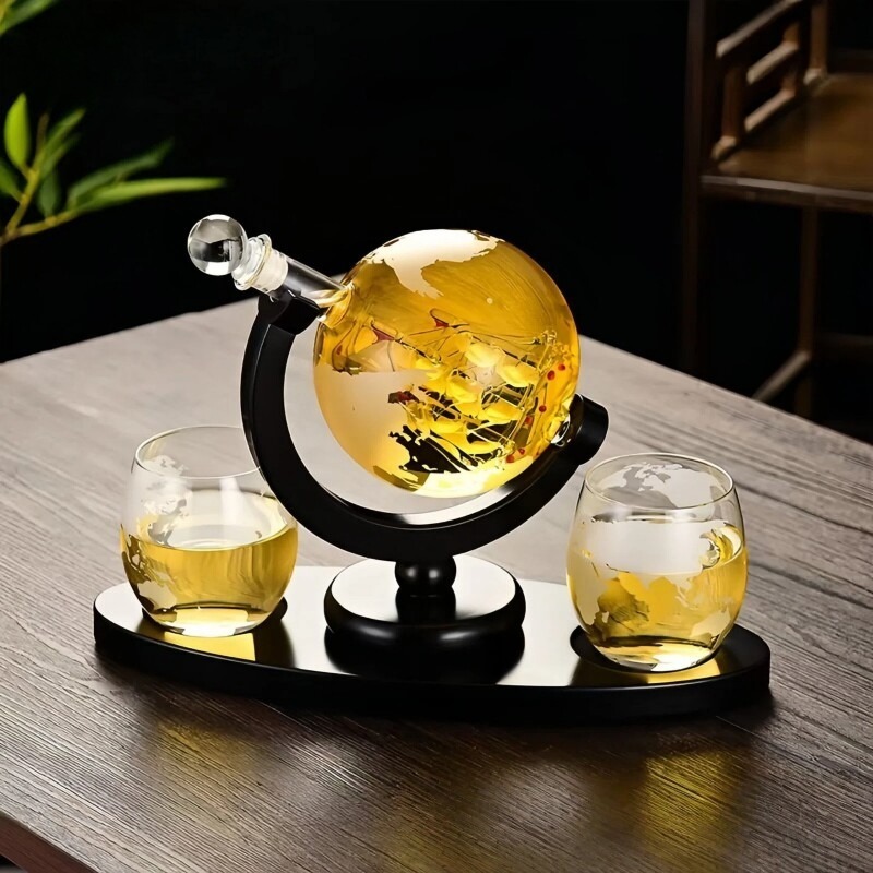 Decanter Globe Set - Set Decanter per Vino a Forma