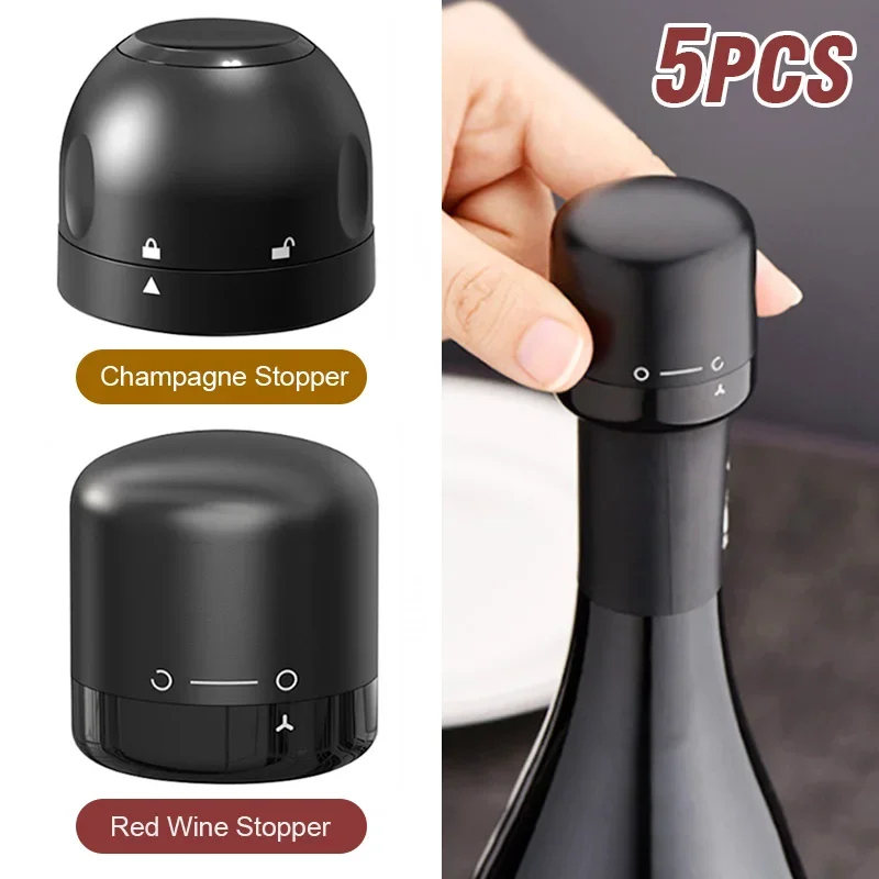 1-5 tappi per bottiglie di vin - Wine Preservation Pump recensione e prezzo