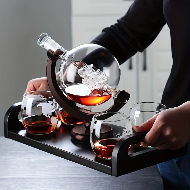 Decanter per whisky a forma di - Decanter Globe Set recensione e prezzo