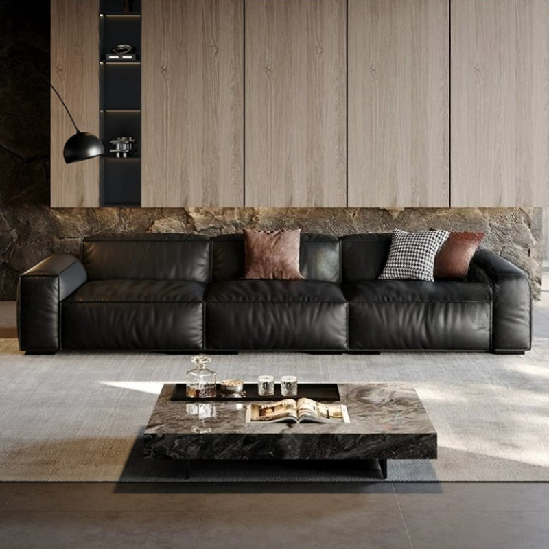 Divani di Lusso in Pelle Nera  - Home Barcelona recensione e prezzo