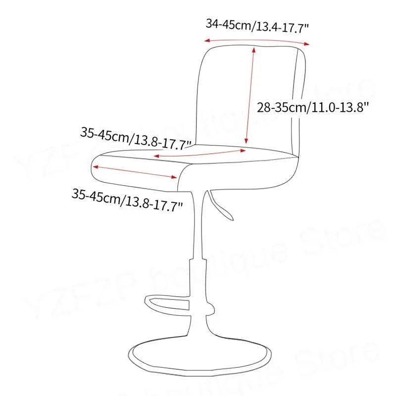 Copertura per Sedia in Velluto - Home Bar Seating recensione e prezzo