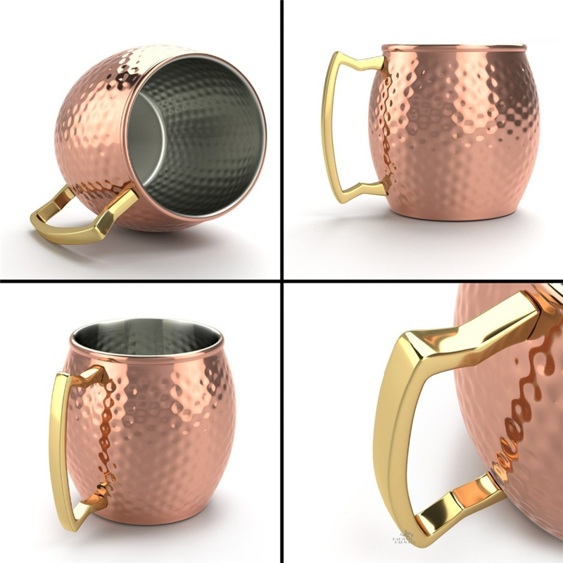 1 pz 550ml Moscow Mule tazze d - Mule Copper Mug recensione e prezzo