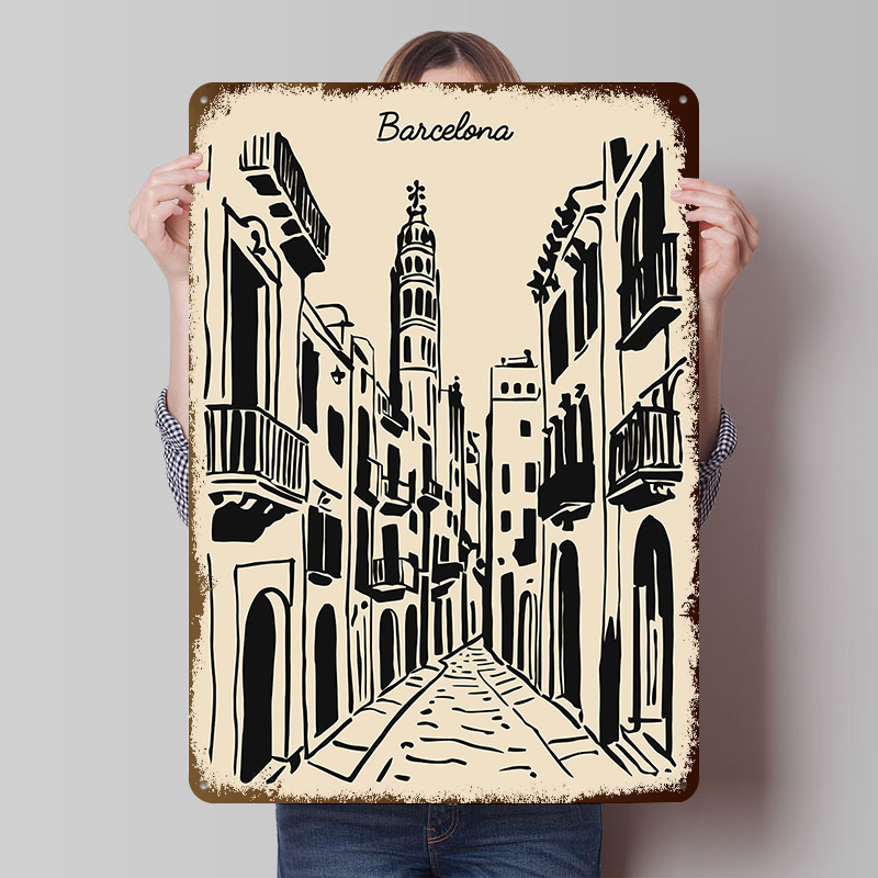 Poster Metallico di Barcellona - Home Barcelona recensione e prezzo