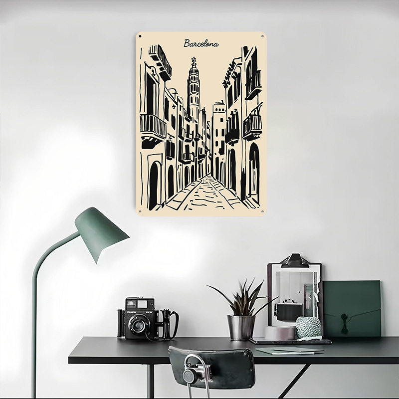 Poster Metallico di Barcellona - Home Barcelona recensione e prezzo