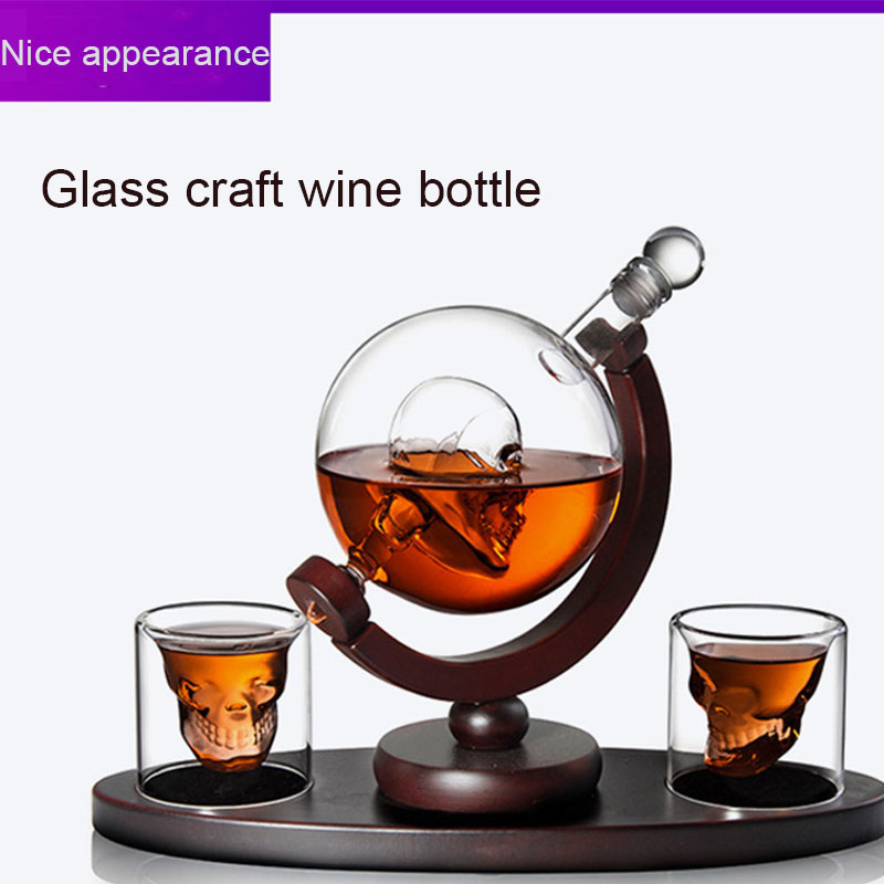 Set decanter per whisky Skull  - Decanter Globe Set recensione e prezzo